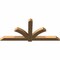 Ekena Millwork Redmond Smooth Timber Gable Bracket, Western Red Cedar, 84"W x 38"H x 3 1/2"D x 5 1/2"F, 11/12 Pitch GBW084X38X0406RED00SWR - alternate 2